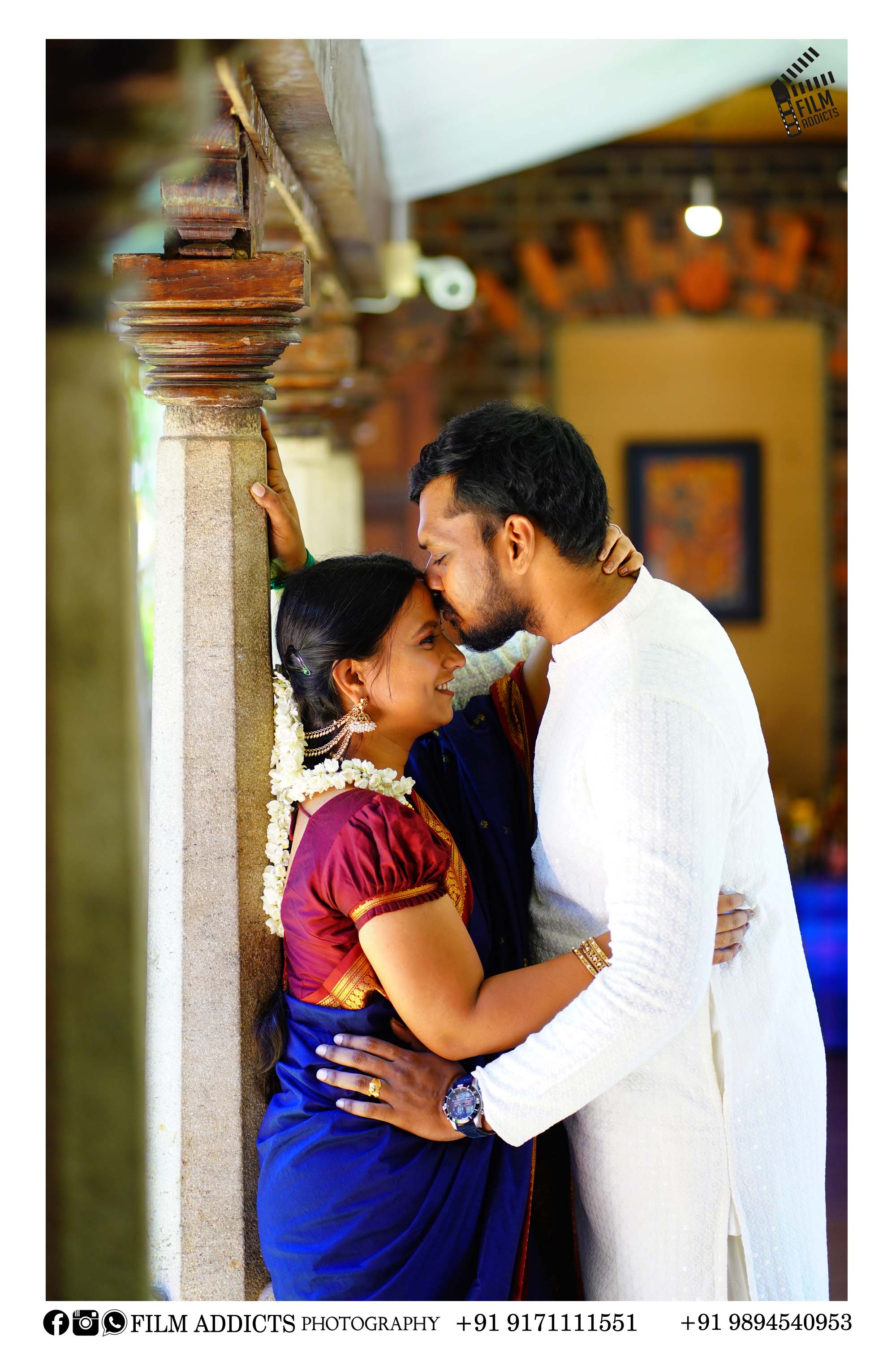 Best outdoor photography in Ariyalur by FilmAddicts Photography — professional outdoor couple shoots, pre-wedding photography, and cinematic portraits across Tamil Nadu.